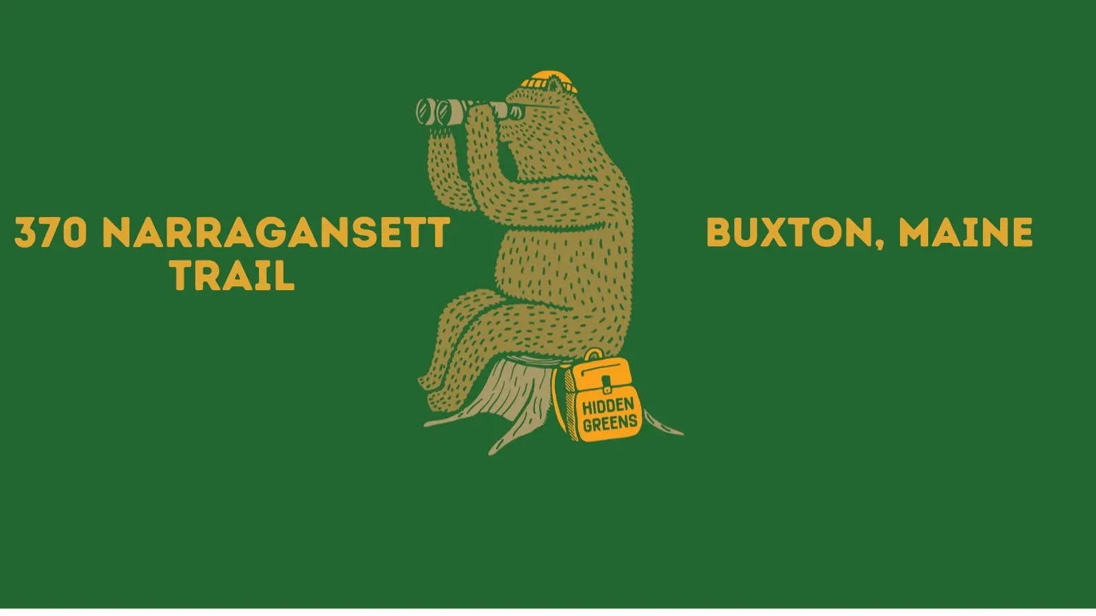 Hidden Greens - Buxton 'Delivery Available' listing banner