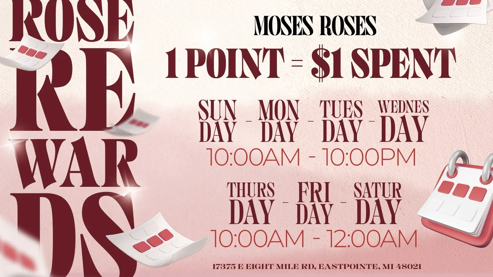 Moses Roses Eastpointe listing banner