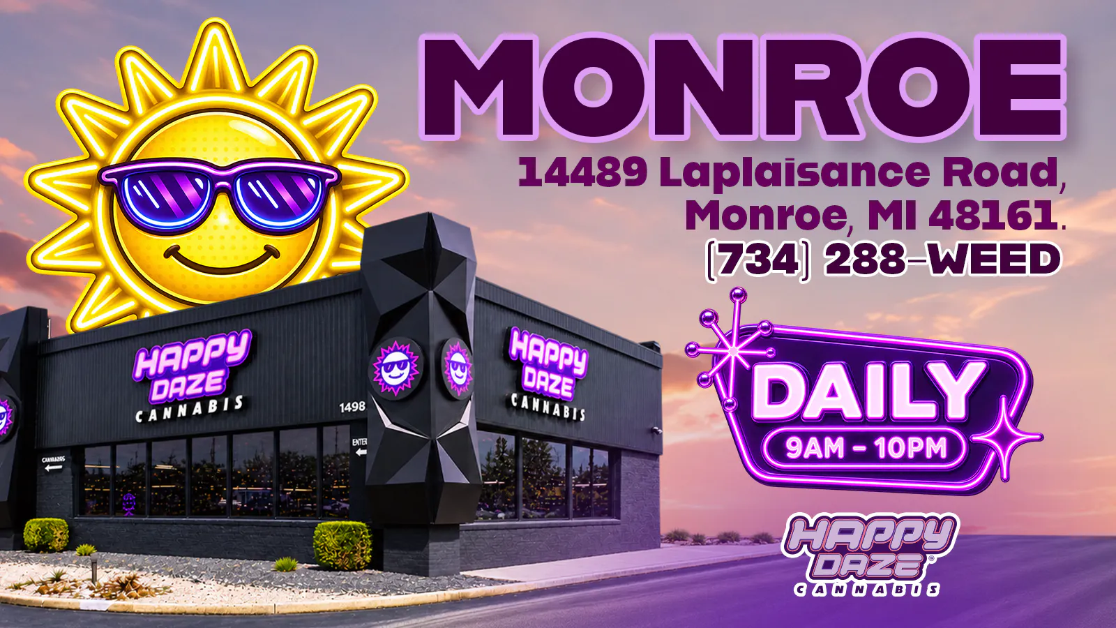 Happy Daze listing banner