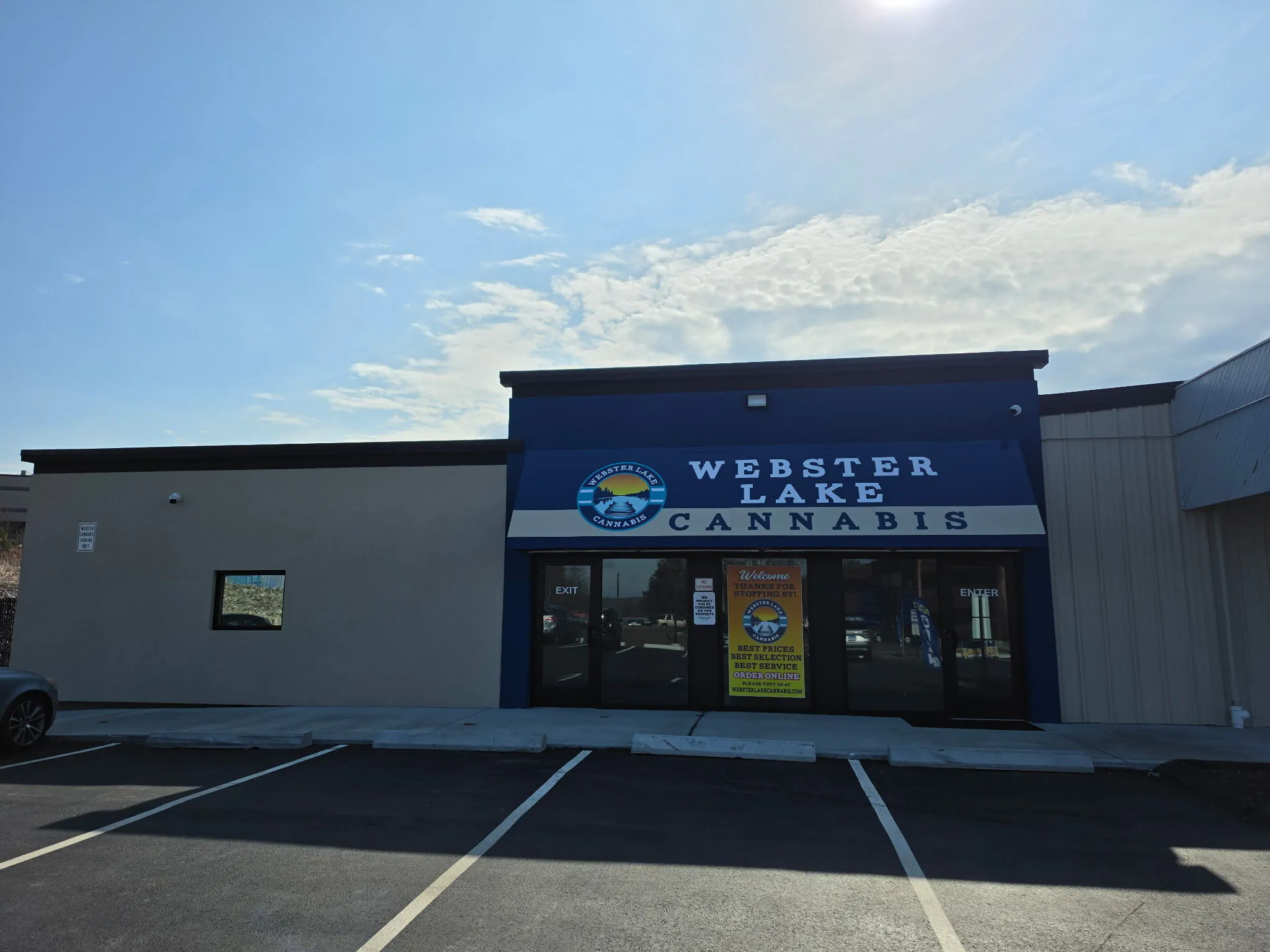 Webster Lake Cannabis listing banner