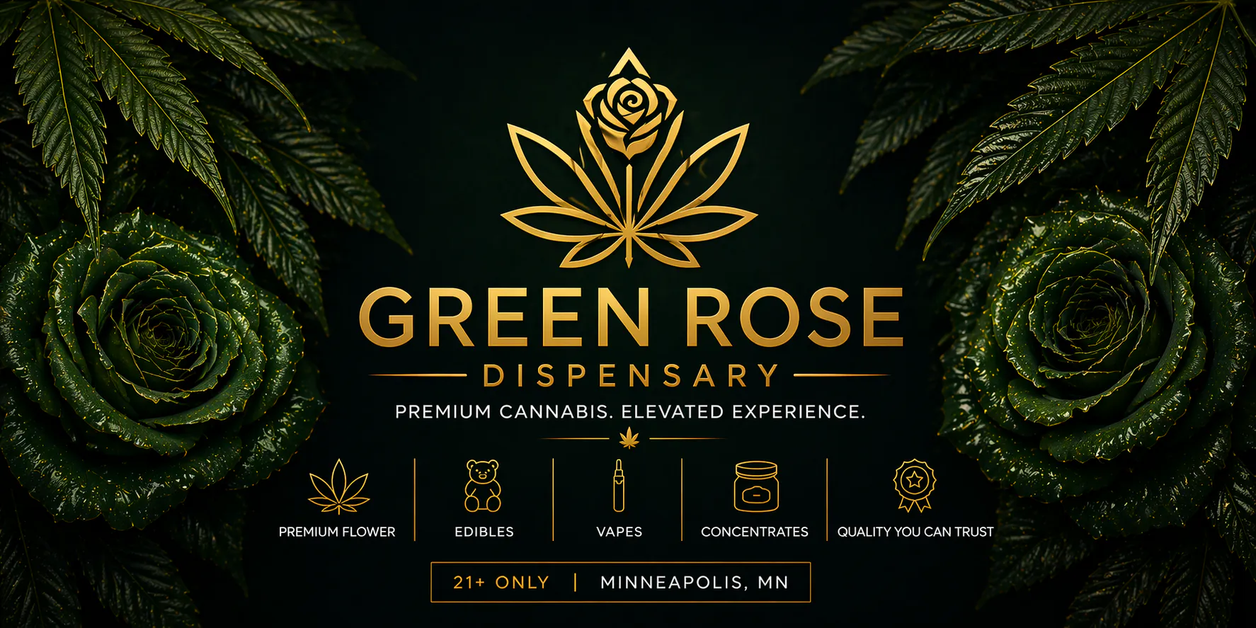 Green Rose listing banner