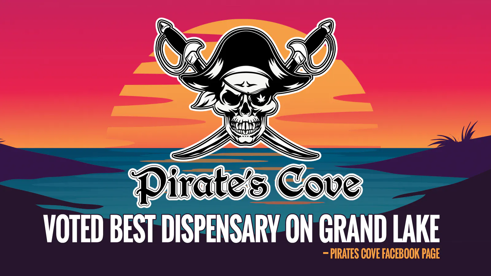 Pirates Cove listing banner