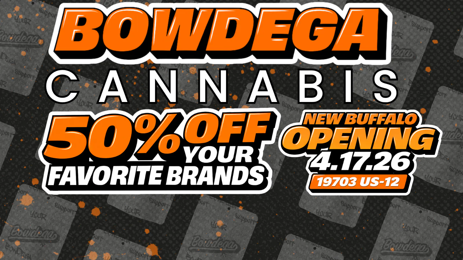 BOWDEGA - NEW BUFFALO listing banner