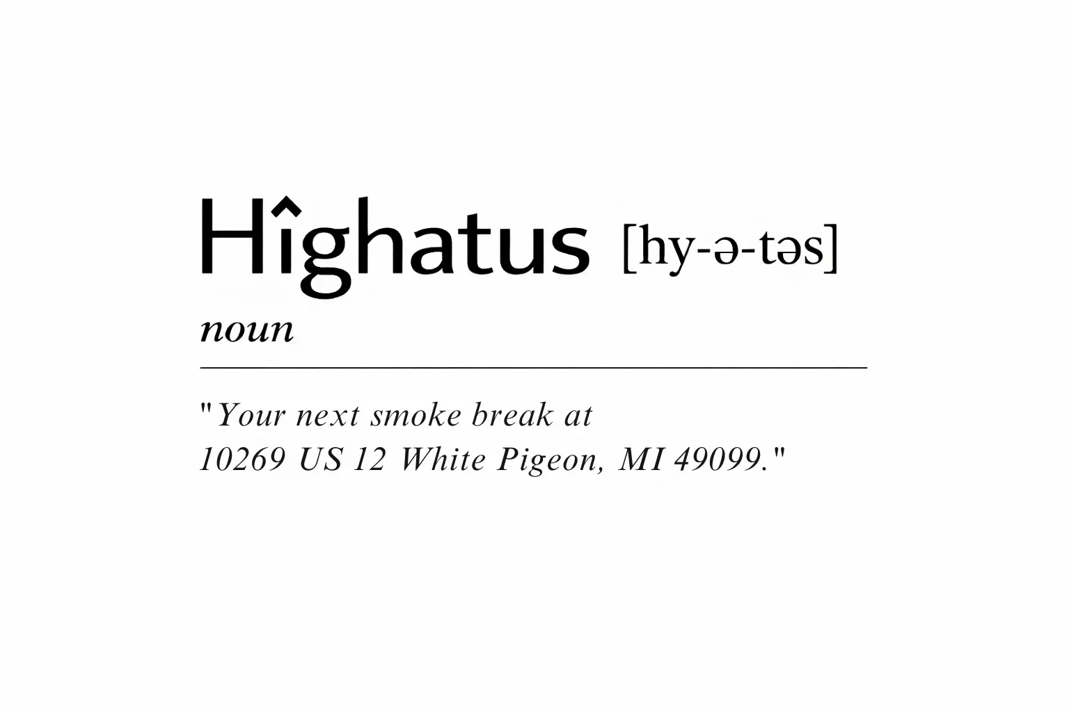 Highatus listing banner