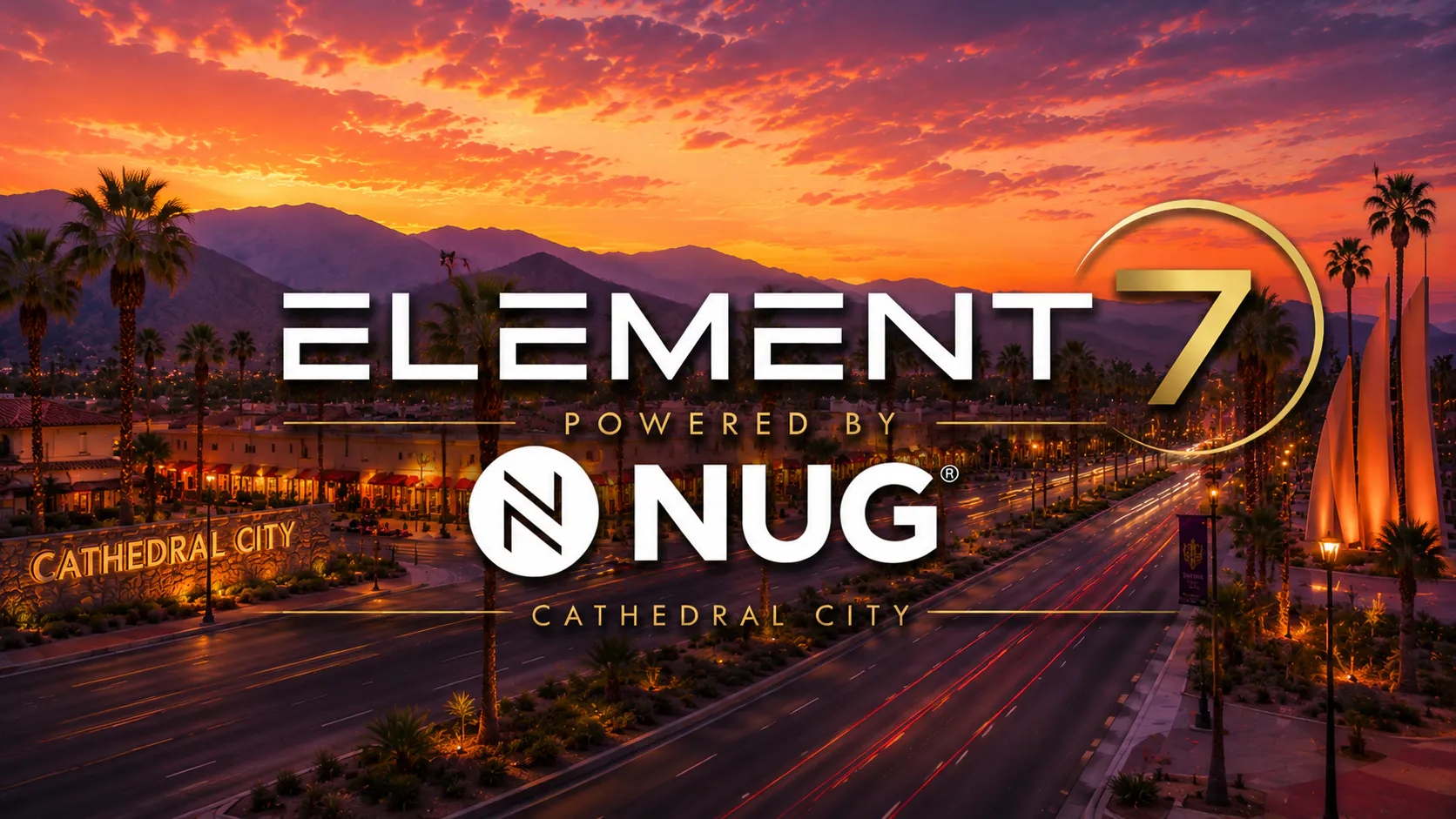 Element 7 Powered by NUG - Cathedral City listing banner