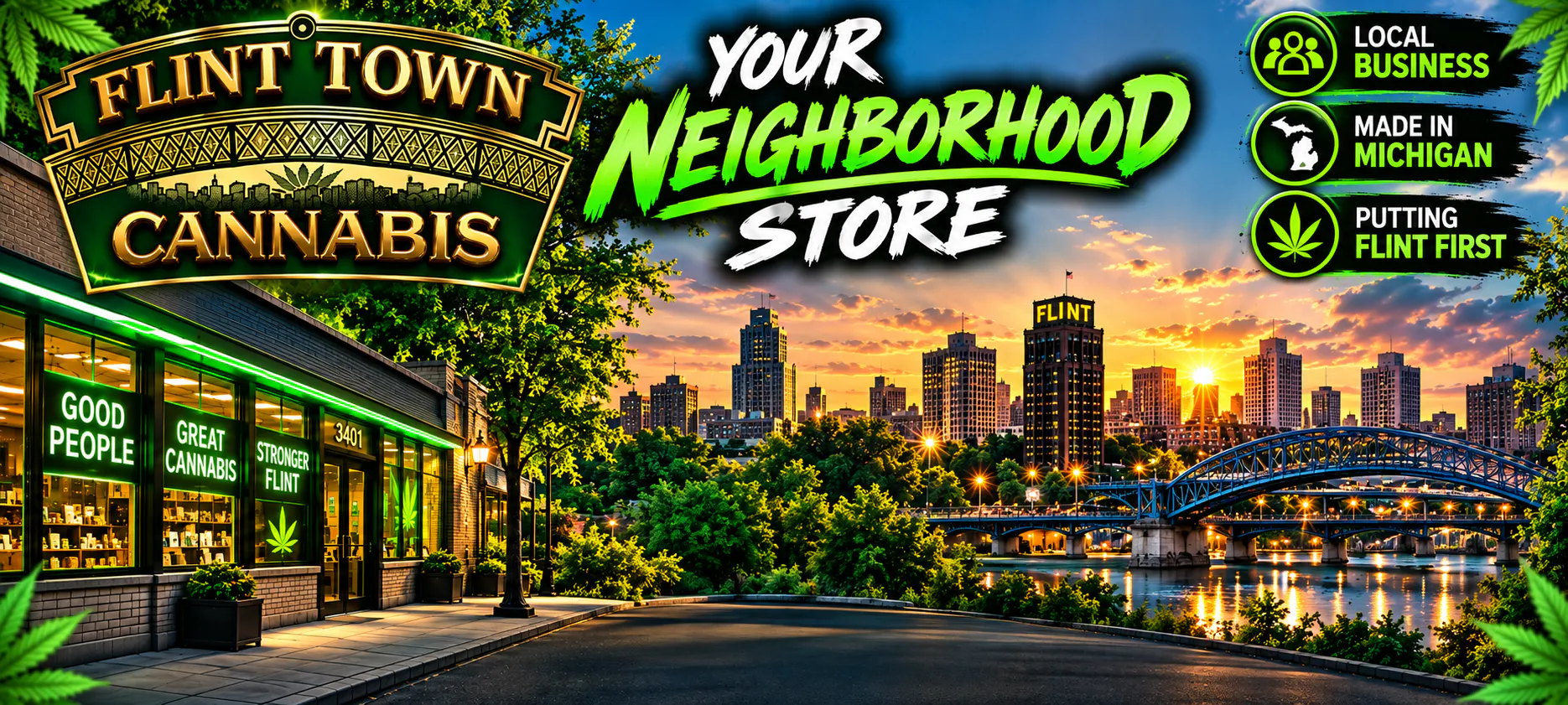 Flint Town Cannabis listing banner