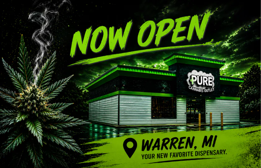 Pure Cannabis Outlet - Warren listing banner