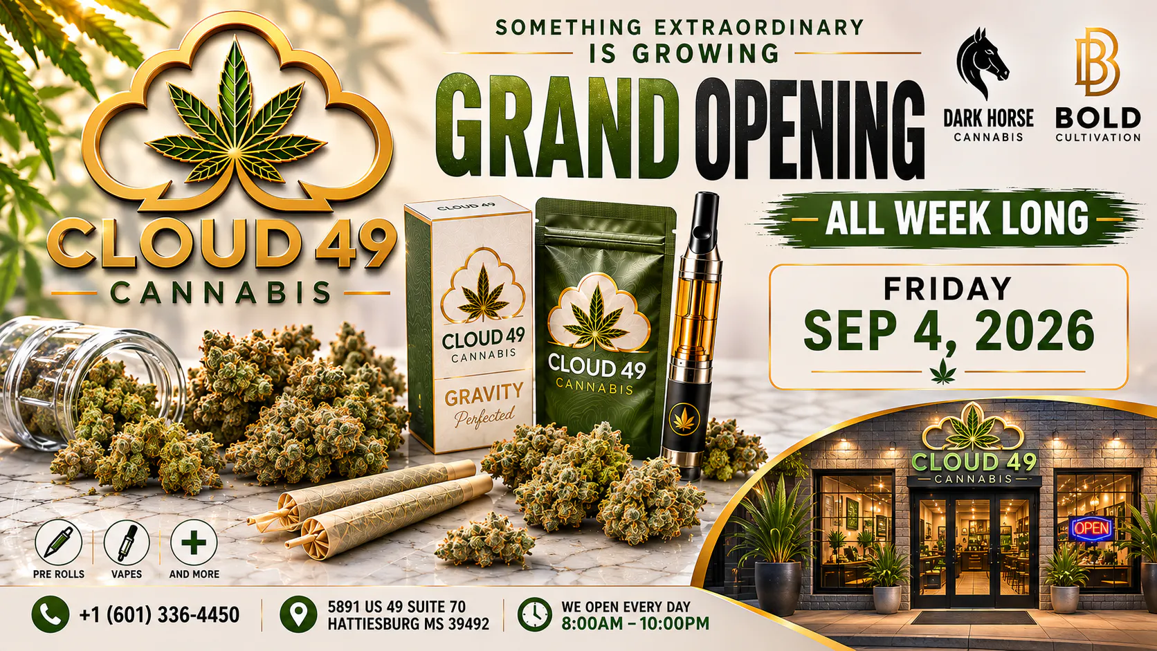 Cloud 49 cannabis listing banner