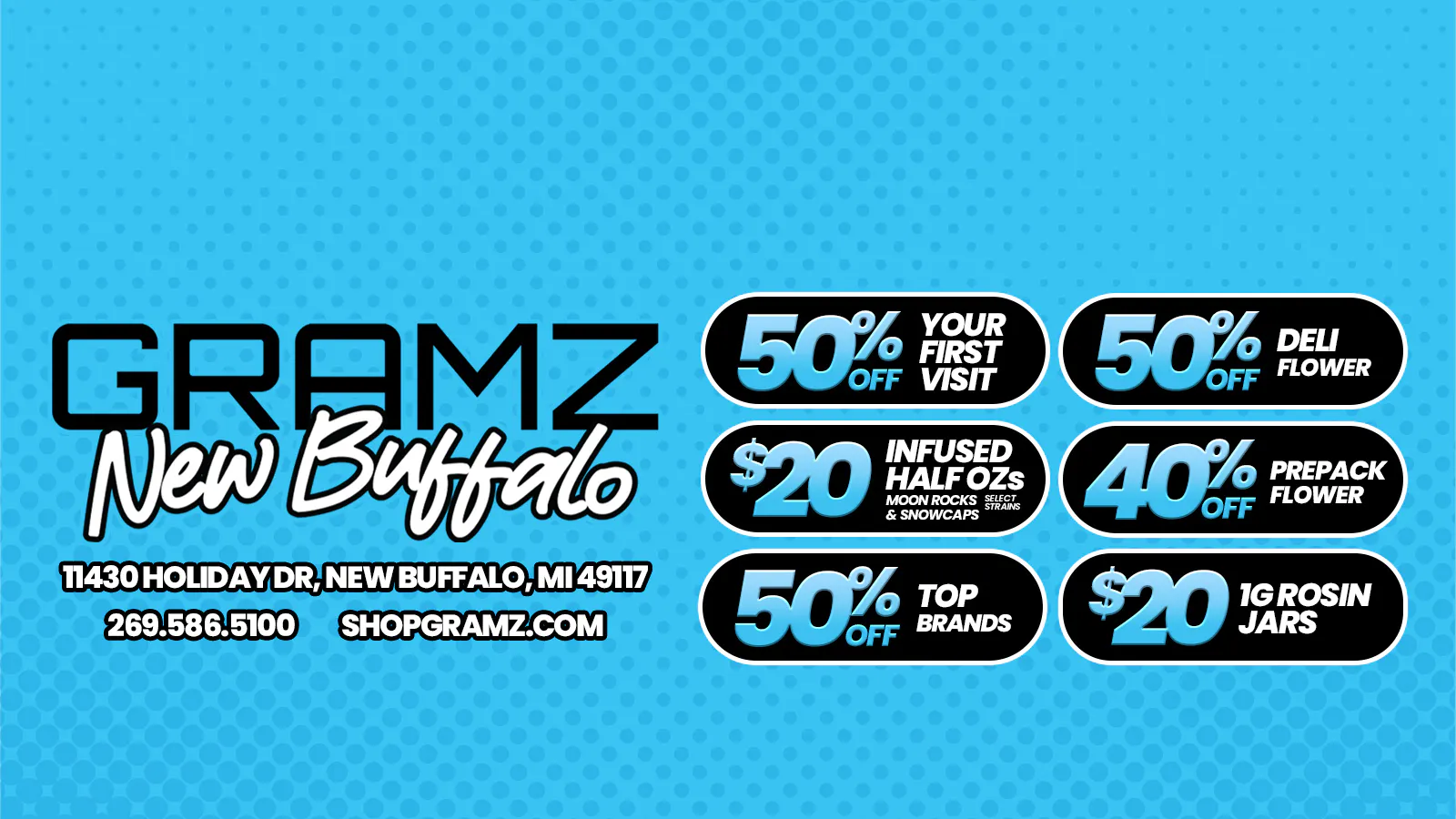 Gramz New Buffalo listing banner