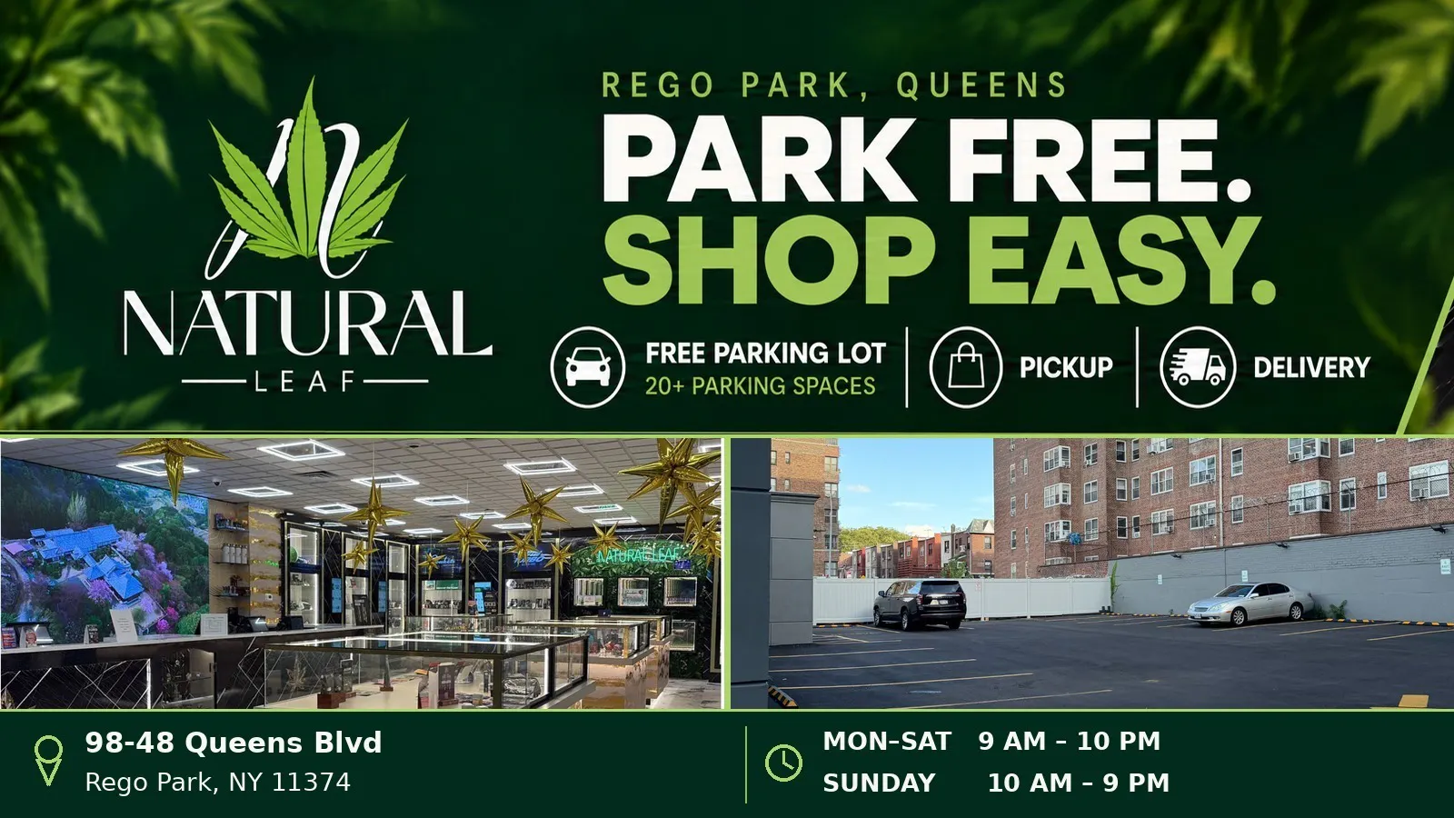 Natural Leaf Dispensary listing banner