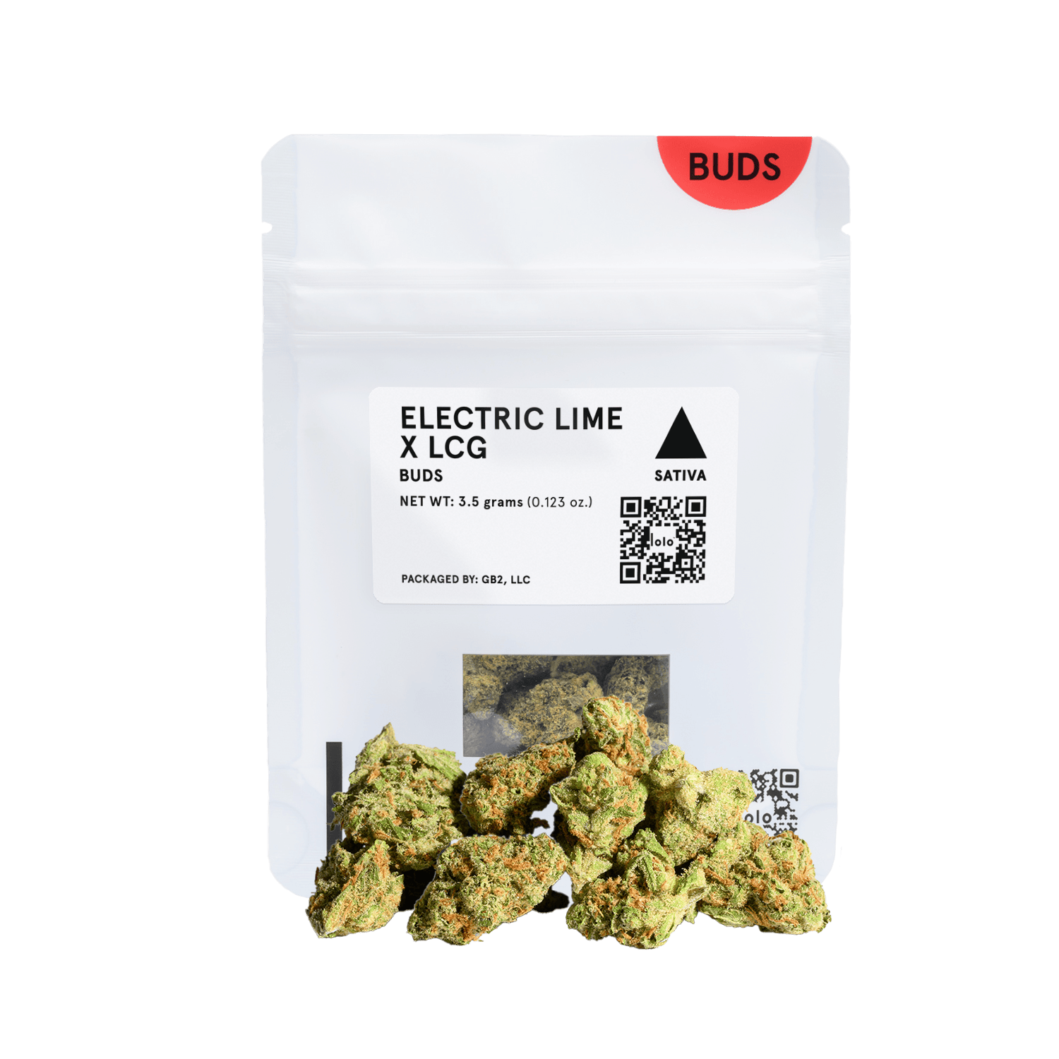 lolo - Electric Lime + LCG | Indoor Buds | 3.5g - 1