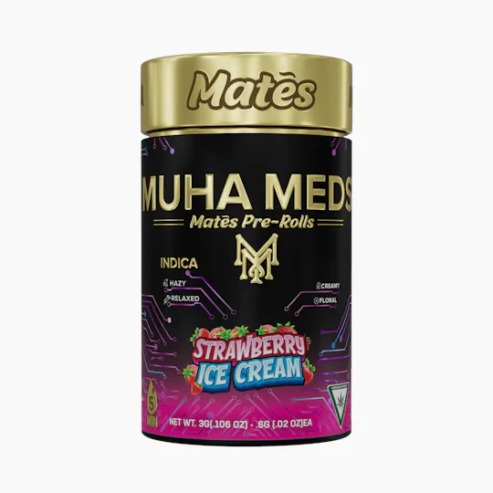 Muha Meds - Muha Meds | Strawberry Ice Cream | Infused Joints | 0.6g each | 5pk - 1