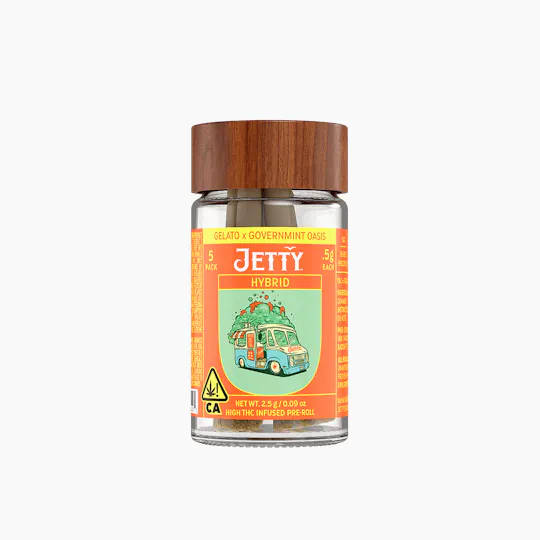 Jetty Extracts - Burger 42 x Bu | Infused Minis | 0.5g each | 5pk - 1