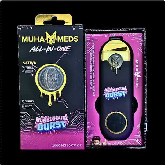 Muha Meds - Muha Meds | Bubblegum Burst | Disposable | 2g - 1