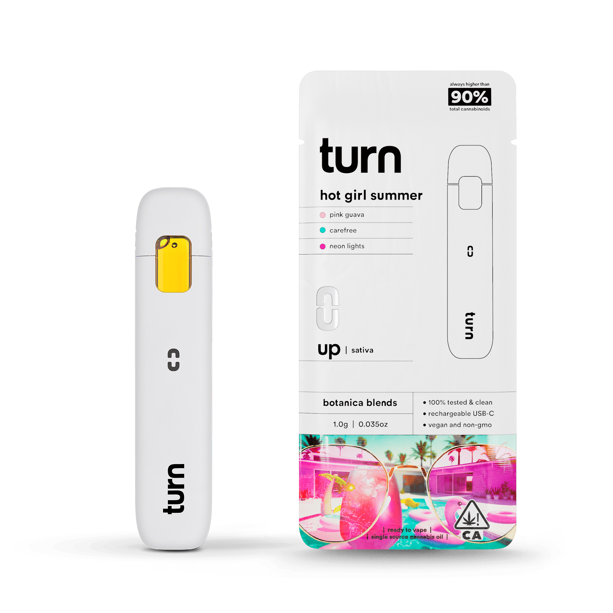 turn - Hot Girl Summer | Botanica Blends | AIO | Sativa | 1g (1) - 1