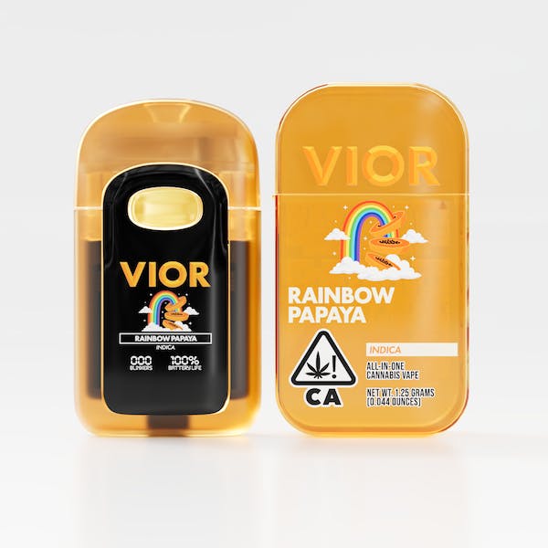 Vior Extracts - Rainbow Papaya | Premium Cannabis Oil Disposable | 1.25g - 1