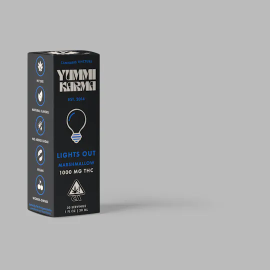 Yummi Karma - Yummi Karma Drops - Lights Out Drops 1000mg THC - 1