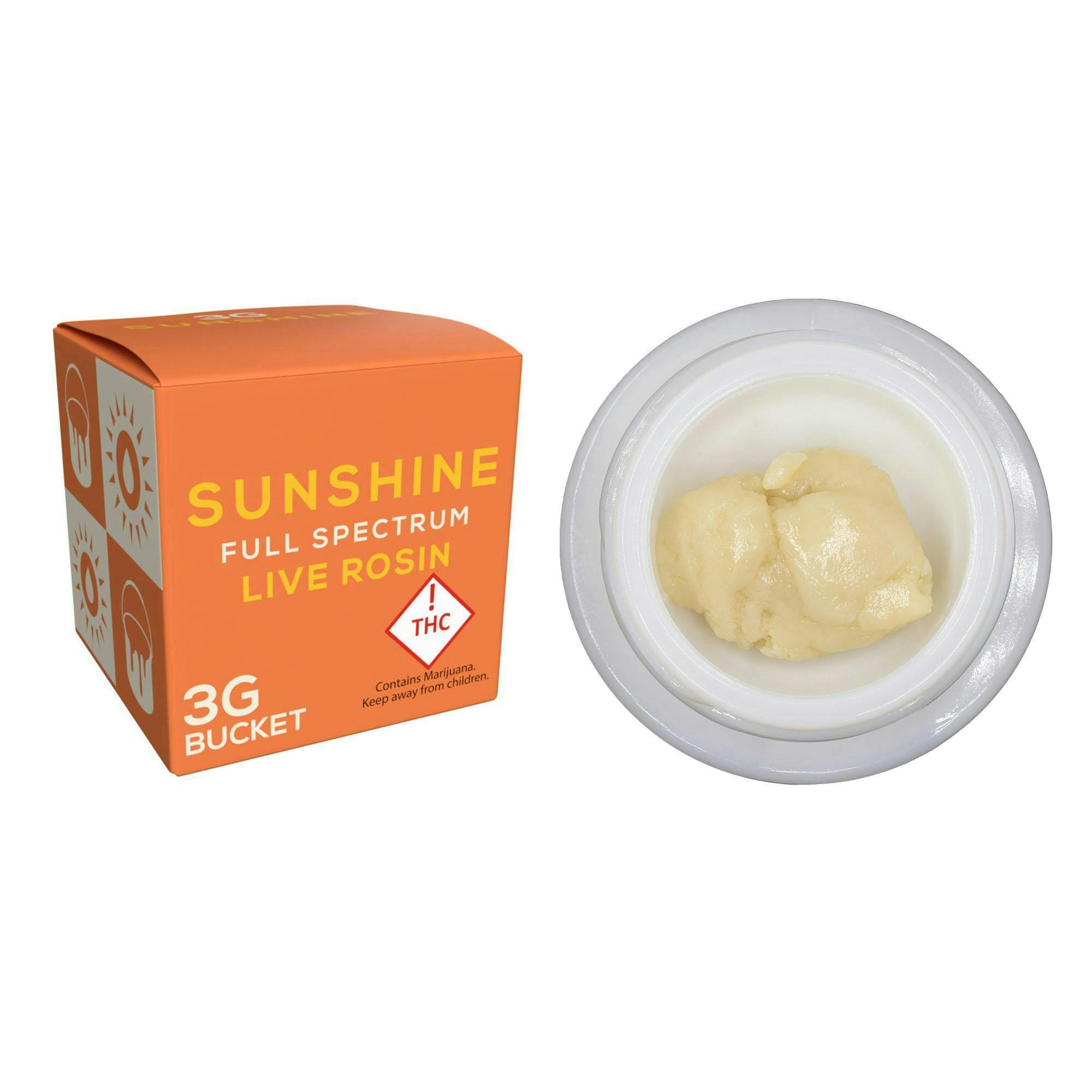 Sunshine - Cap Junky | Full Spec Rosin | 3g Bucket - 1