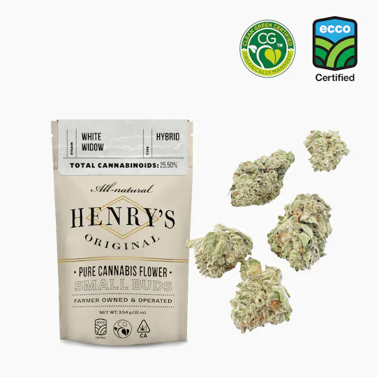 Henry's Original - Henry's Original | White Widow | Pouch Small Buds | 3.5g - 1