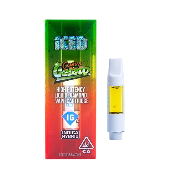 ICED - Guava Gelato Vape Cartridge - 1g - - 1