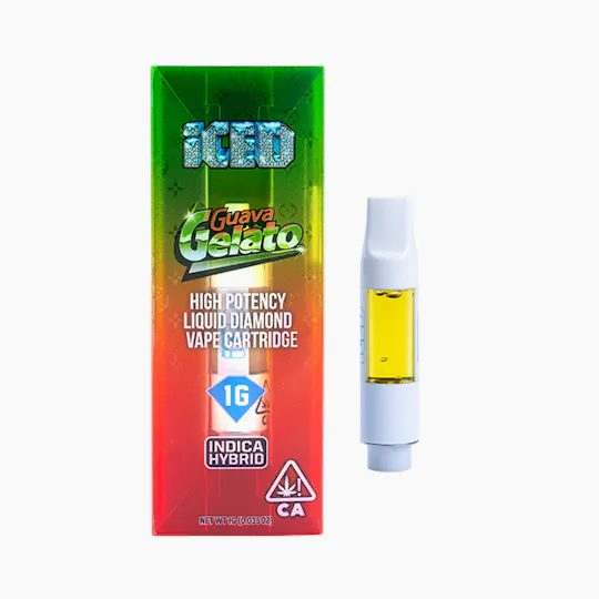 ICED - Guava Gelato Vape Cartridge - 1g - - 1