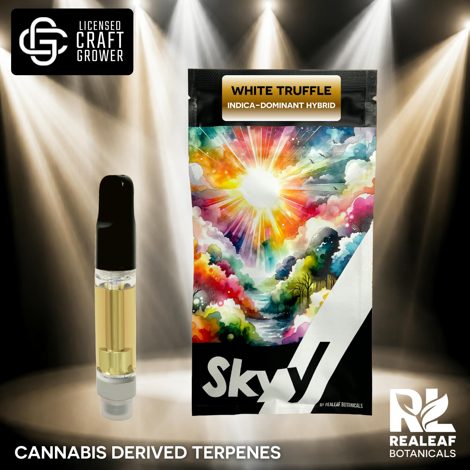 Realeaf Botanicals - White Truffle Vape Cartridge 2g - 1