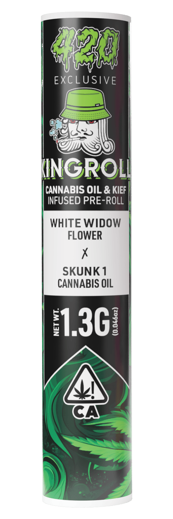 Kingroll - White Widow x Skunk | Infused Joint | 1.3g - 1