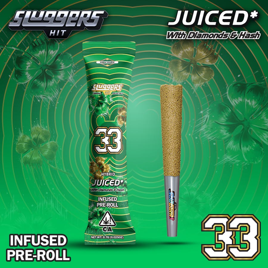 Sluggers Hit - Sluggers - Infused Preroll - 0.7g 1pk - 33 - 1