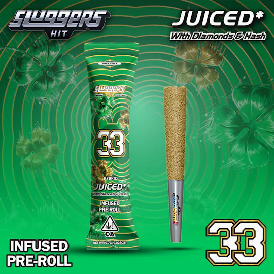 Sluggers Hit - Sluggers - Infused Preroll - 0.7g 1pk - 33 - 1