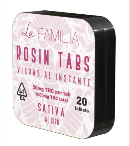 La Familia - Al Cien | Sativa | Rosin Tabs | 20pk | 1000mg - 1