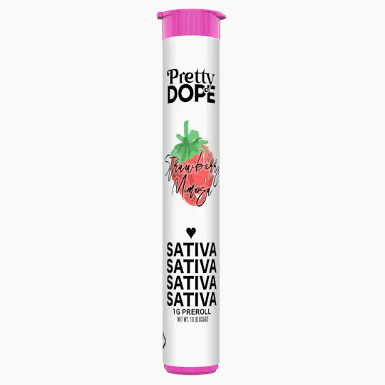 Pretty Dope - Premium Terpene Infused 1G Pre-Roll - Strawbery Mimosa - 1