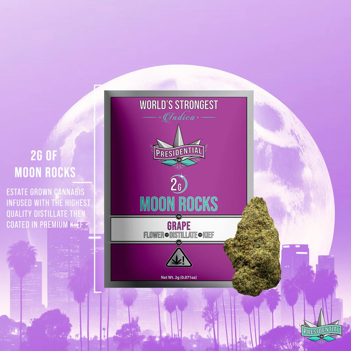 Presidential - Presidential Moon Rocks - Grape 2g - 1