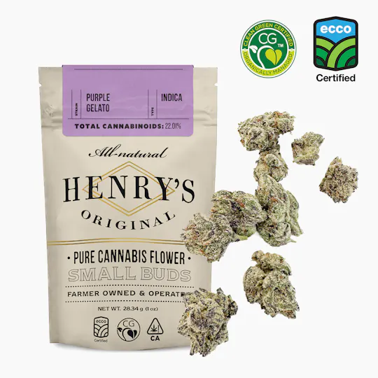 Henry's Original - Henry's Original | Purple Gelato | Pouch Small Buds | 28g - 1