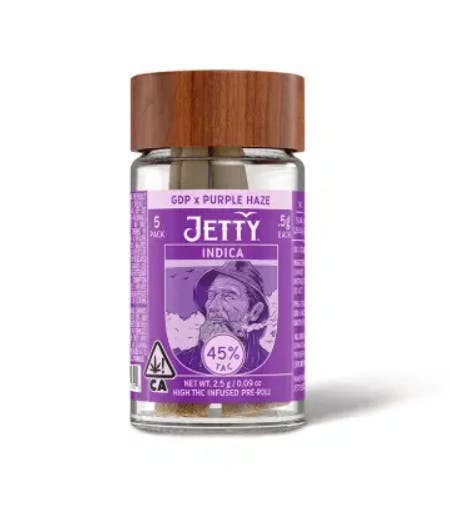 Jetty Extracts - GDP x Purple Kush | Infused Minis | 0.5g each | 5pk - 1