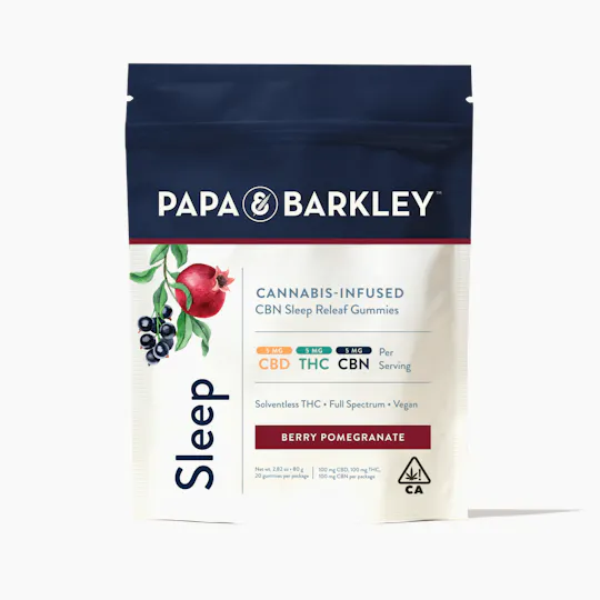 Papa & Barkley - Berry Pomegranate Sleep Releaf Gummies - 1
