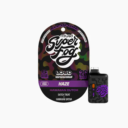 Super Fog by MFused - Hawaiian Dutch | LOUD High Terpene Extract Jefé Disposable | 2g - 1