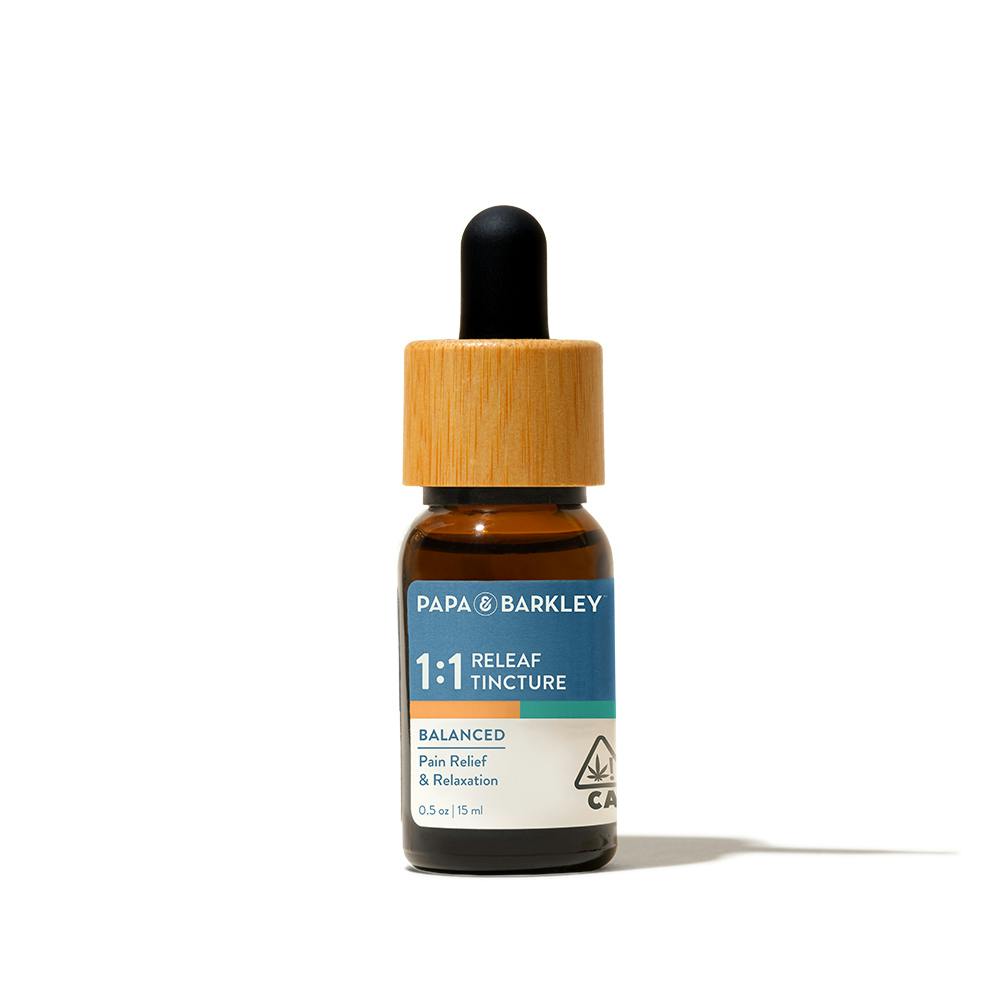 Papa & Barkley - Releaf Tincture 1:1 CBD:THC, 15ml - 1