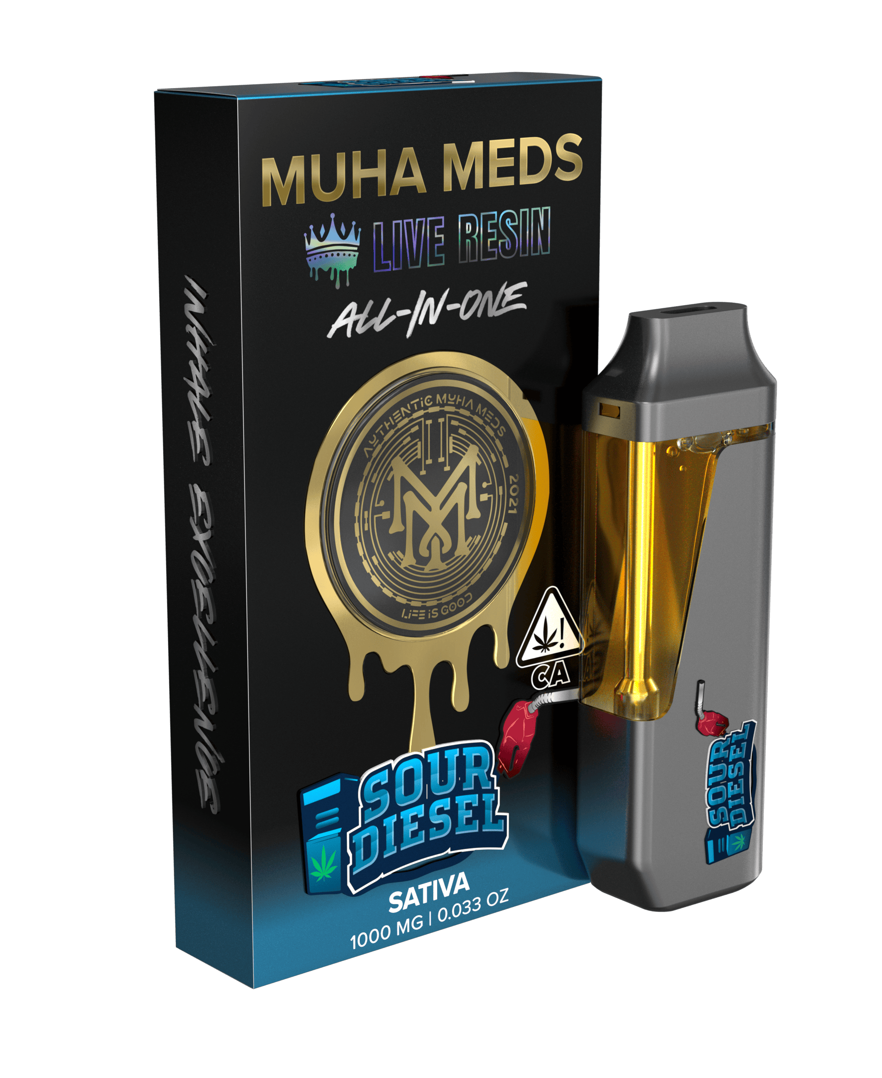 Muha Meds - Muha Meds | Sour Diesel | Live Resin Disposable | 1g - 1