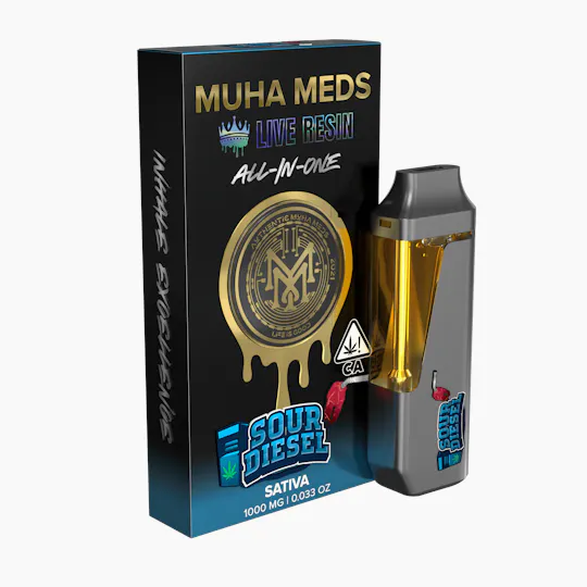 Muha Meds - Muha Meds | Sour Diesel | Live Resin Disposable | 1g - 1