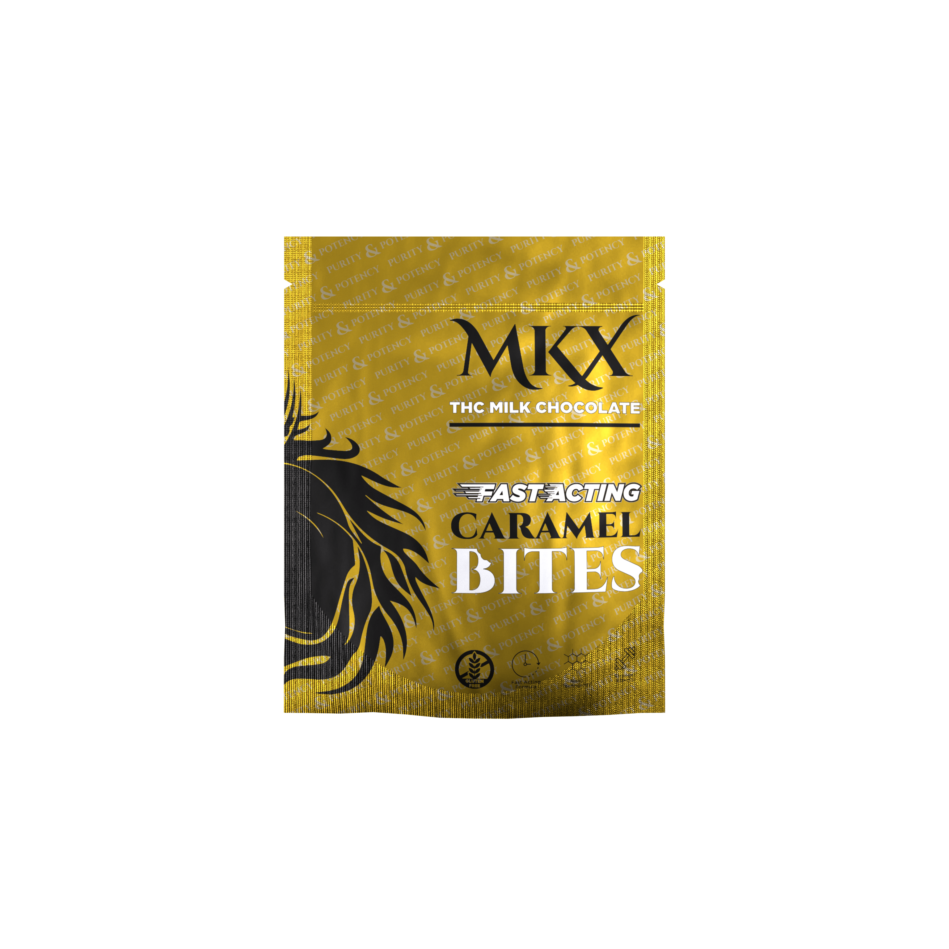 MKX Oil Co - Milk Chocolate Caramel Bites | 200mg | 20ct | 10mg/ea - 1
