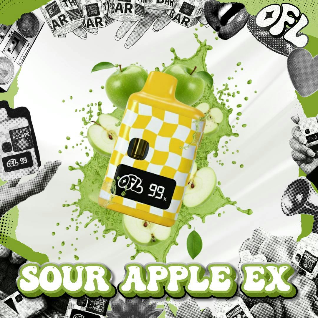 Oakfruitland (OFL) - Magicterp Series | Sour Apple Ex | Cured Resin Disposable | 1g - 1