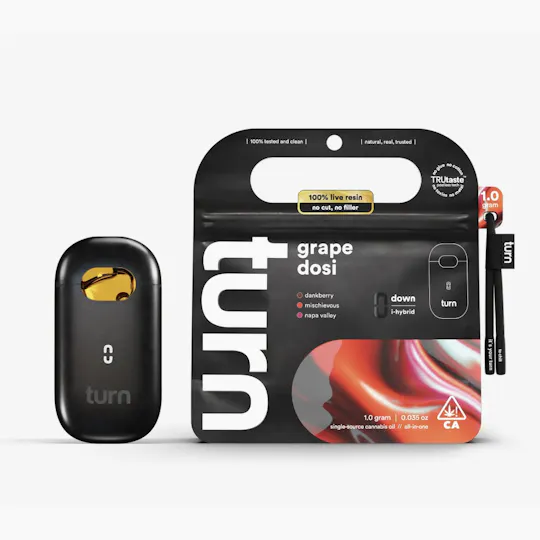 turn - Grape Dosi | 100% Live Resin | AIO | Indica-Hybrid - 1