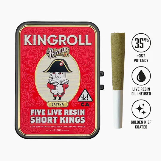 Kingroll - Kingroll Royale | Amnesia | Infused Minis | 0.5g each | 5pk - 1