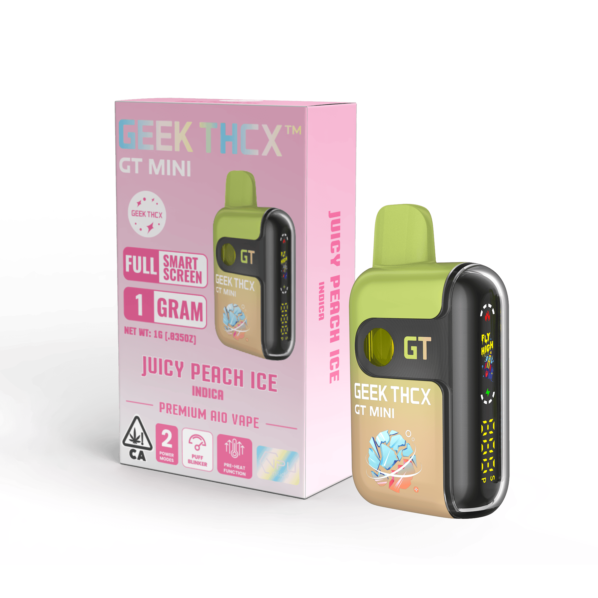 Geek Thcx - GEEK THCX | Juicy Peach Ice | Disposable | 1g - 1