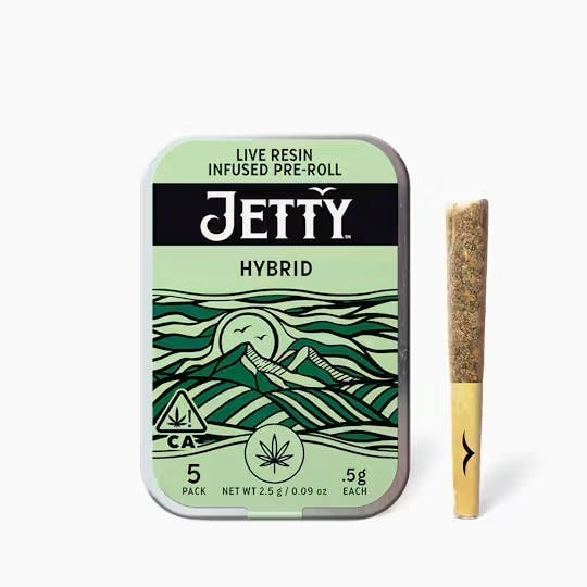 Jetty Extracts - Grape Fuel x Muel Fuel | Live Resin Infused Minis | 0.5g each | 5pk - 1