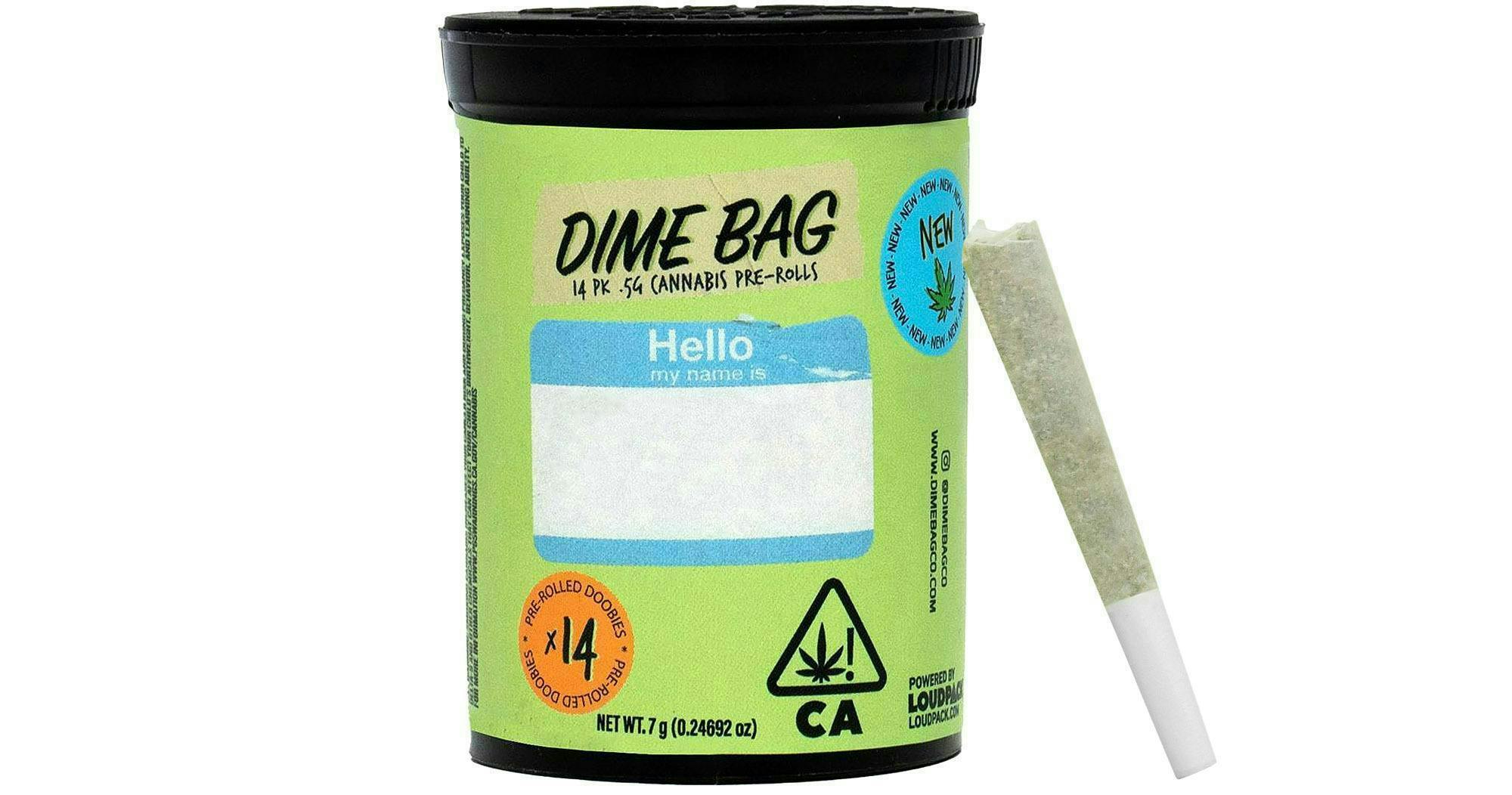 Dime Bag - Sherbacio | Joints | 0.5g each | 14pk - 1