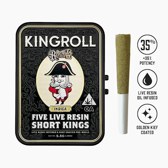 Kingroll - Kingroll Royale | Tahoe OG | Infused Minis | 0.5g each | 5pk - 1