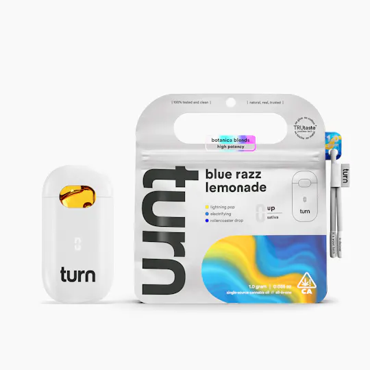 turn - Blue Razz Lemonade | Botanica Blends | AIO | Sativa | 1g - 1
