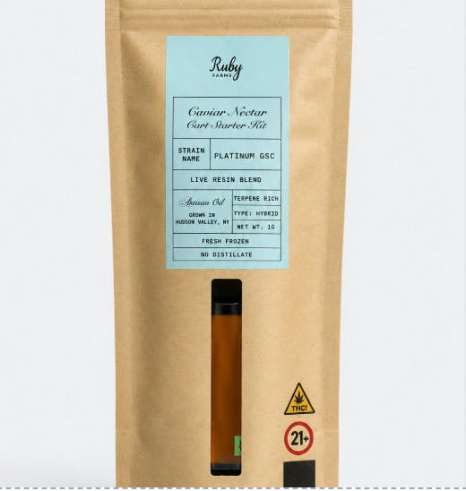 Ruby Farms - Platinum GSC | Cartridge Starter Kit | 1g - 1