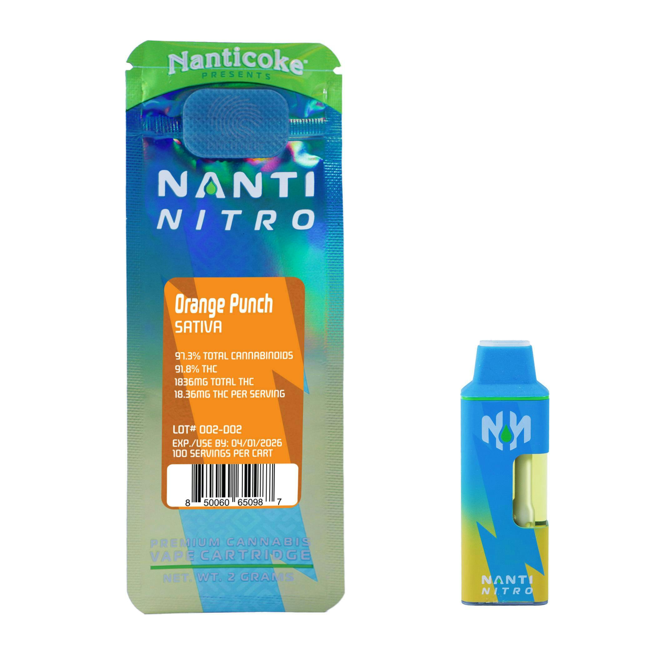 Nanticoke - Nanti Nitro | Orange Punch | Disposable | 2g - 1